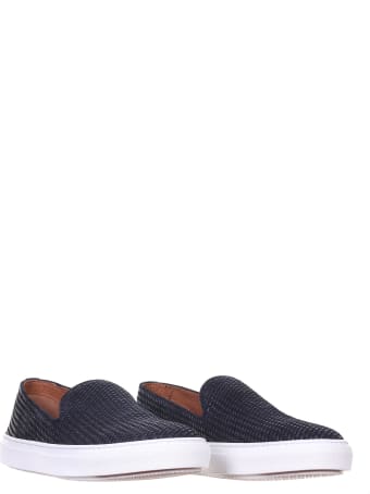 Fratelli Rossetti One Slupper In Blue Nabuk