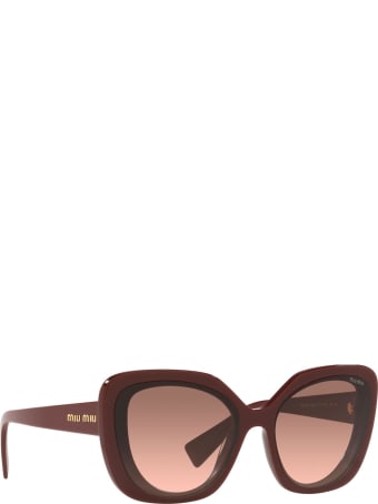 Miu Miu Miu Miu Mu 06xs Pink Bordeaux Sunglasses