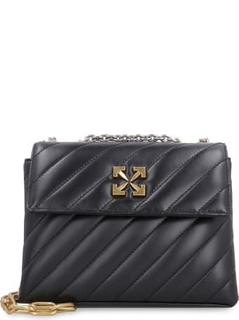 Off-White Jackhammer 24 Leather Shoulder Bag