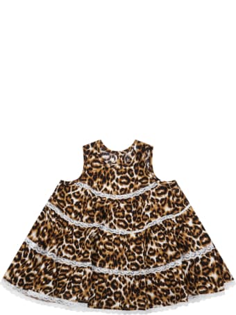 Caffe' d'Orzo Multicolor ''ambra'' Dress For Babygirl