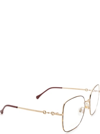 Gucci Gucci Gg0883oa Havana & Gold Glasses
