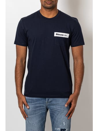 Blauer T-Shirt