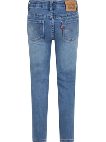 Levi's Light Blue ''710'' Jeans For Girl