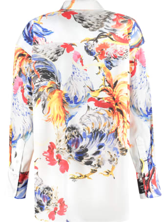 MSGM Oversize Printed Shirt