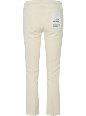 Frame Le Crop Mini Boot Raw Fray