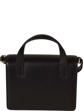Dolce & Gabbana Logo Plaque Top Handle Flap Shoulder Bag