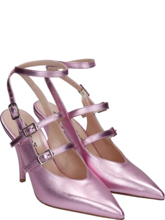 Alchimia Pumps In Rose-pink Leather