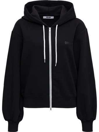 Mauro Grifoni Black Cotton Hoodie With Logo