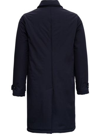 Officine Générale Aurel Blue Nylon Coat