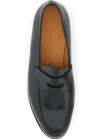 John Lobb Lopez Leather Loafers