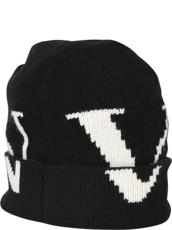 Valentino Garavani Berretto Vltn Nero/avorio