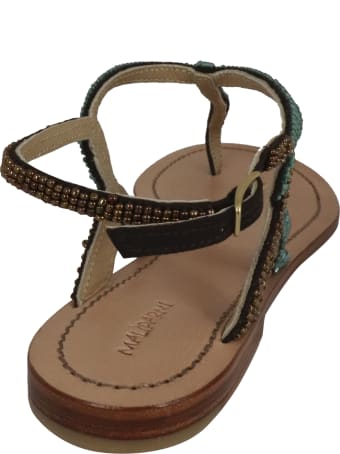 Malìparmi Cuts Beads Flat Shoes