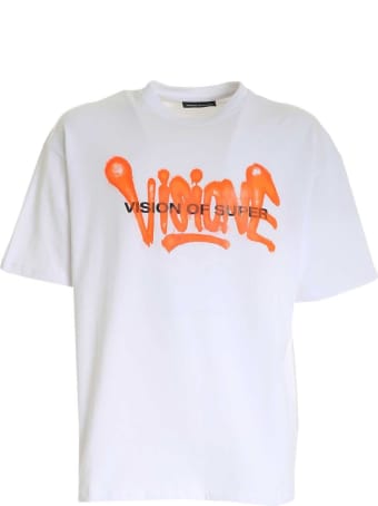 Vision of Super Tshirt With Orange Spray