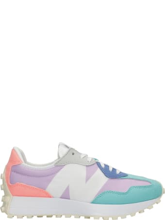 New Balance 327 Sneakers In Multicolor Suede And Fabric