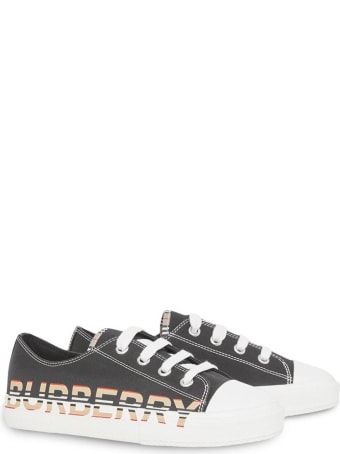 Burberry Larkhall Cotton Sneakers With Logo Print