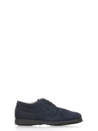 Hogan Traditional Sneaker In Black Suede