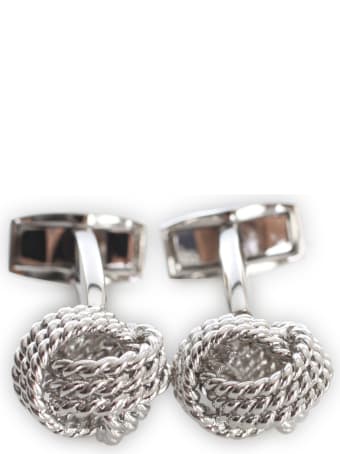 Tateossian Silcolor / Round / Knot Cufflink