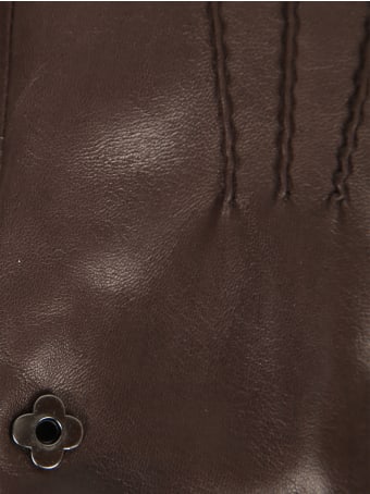 Lardini Guanti Pelle Marrone