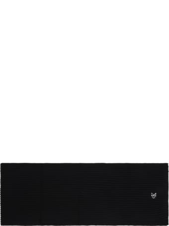 Calvin Klein Jeans Black Scarf For Kids With Logo