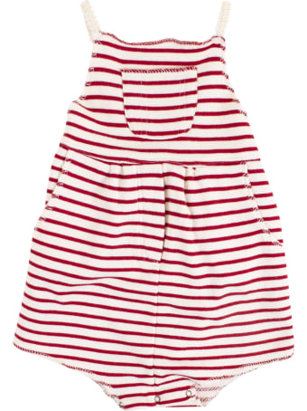 De Cavana Newborn Striped Romper