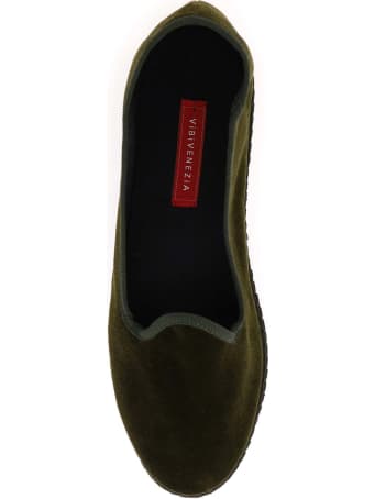 Vibi Venezia Furlane Velvet Slippers