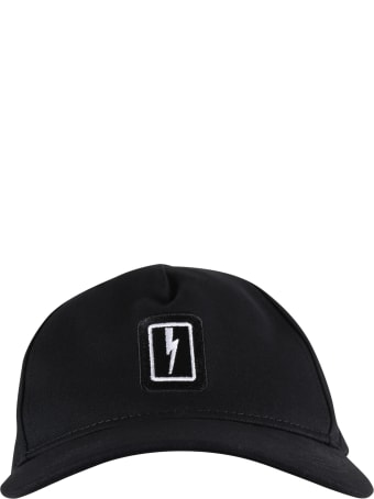 Neil Barrett Black Hat For Kids