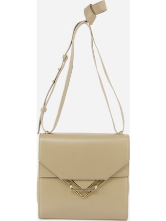 Bottega Veneta Borsa A Spalla Squadrata The Clip In Pelle