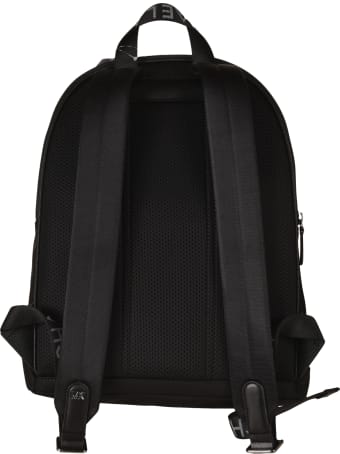 Michael Kors Embossed Logo Mesh Paneled Backpack
