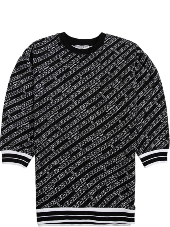 Givenchy Cotton Blend Dress With Allvoer Logo Print