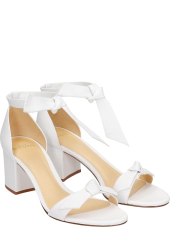 Alexandre Birman Sandals In White Leather