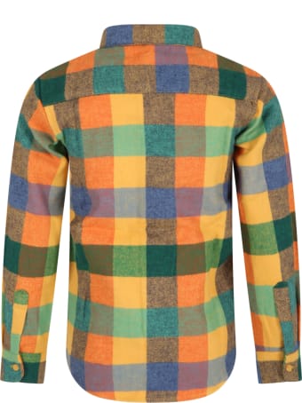 Wolf & Rita Multicolor ''roberto'' Shirt For Kids With Check
