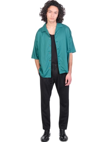 Attachment Shirt In Green Synthetic Fibers