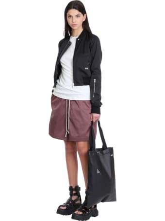 DRKSHDW Faun Shorts In Bordeaux Polyester