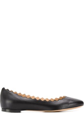 Chloé Scalloped Details Low