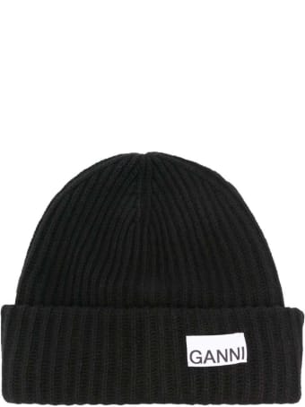 Ganni Rib Knit Hat