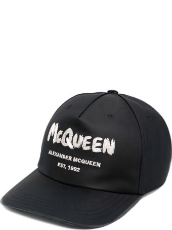 Alexander McQueen Hat Mcqueen Graffiti