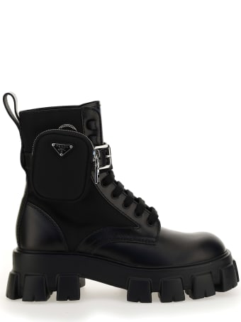 Prada 'monolith' Combat Boots
