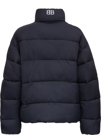 Balenciaga Black Quilted High Neck Down Jacket