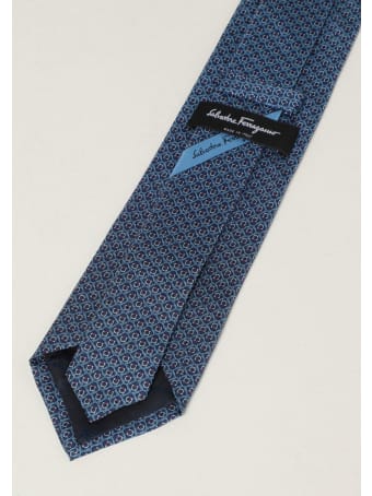 Salvatore Ferragamo Tie Salvatore Ferragamo Silk Tie With Micro Dogs