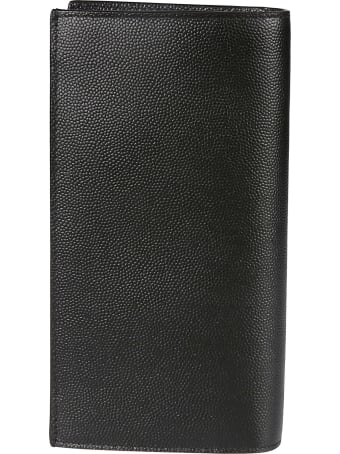 Saint Laurent Logo Stand-up Billfold Wallet