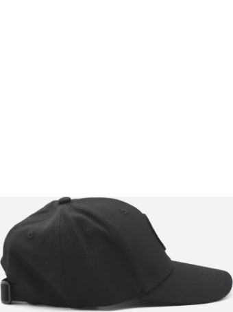 Stone Island Wool Blend Baseball Cap With Embroidered Logo