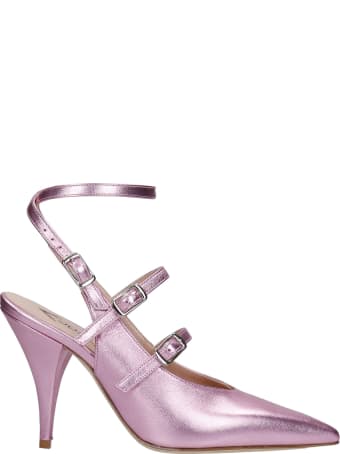 Alchimia Pumps In Rose-pink Leather