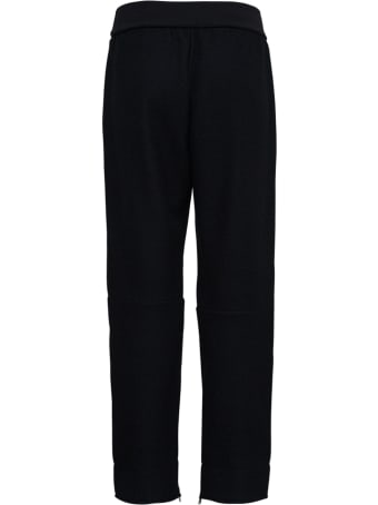 Jil Sander Black Wool Pants With Zip