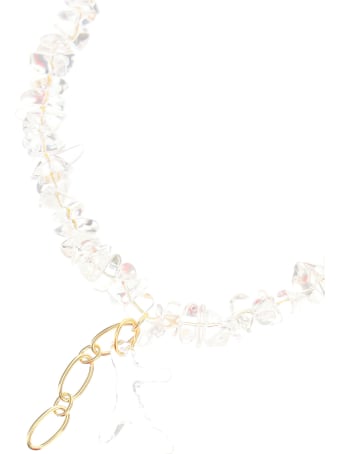 Timeless Pearly Necklace With Transparent Pearls