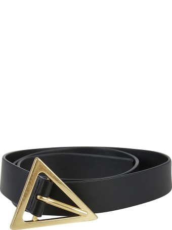 Bottega Veneta Triangle Buckled Belt
