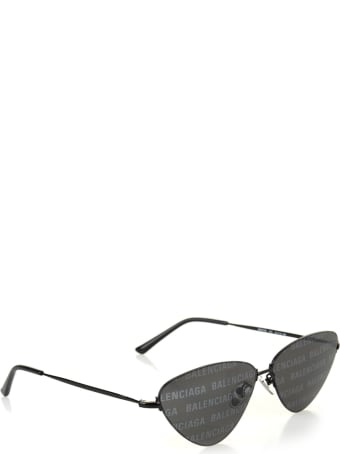 Balenciaga Woman Black Invisible Cat Sunglasses