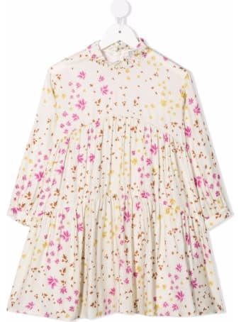 Il Gufo Viscose Dress With Floral Print