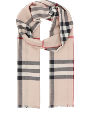 Burberry 'giant Check Gauze' Scarf