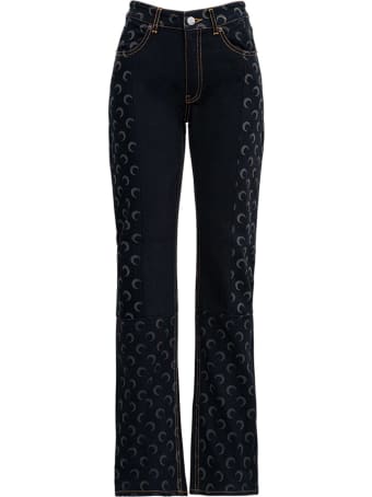 Marine Serre Moon Five Pockets Denim Jeans