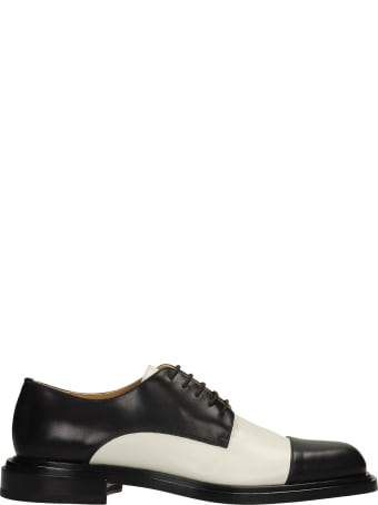 Cesare Paciotti Lace Up Shoes In Black Leather